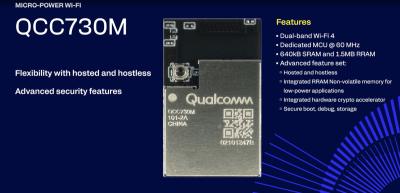 Qualcomm QCC730M RRAM and features slides